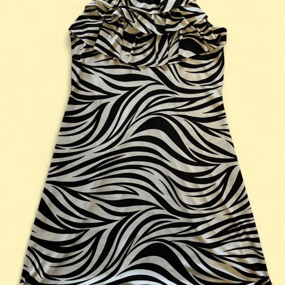 Enfocus-studio Women's White and Brown Dress